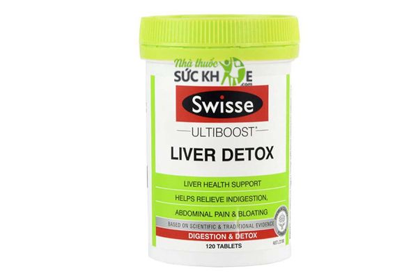 Viên uống hỗ trợ thải độc gan Swisse Liver Detox Úc, 120 viên