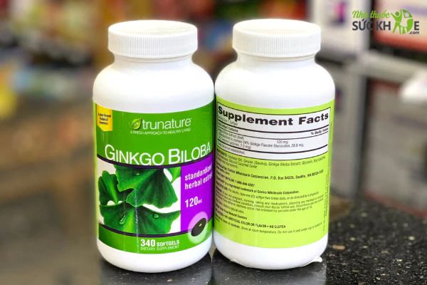 Ginkgo Biloba 120mg Trunature Chính Hãng Của Mỹ