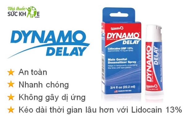 Xịt kéo dài thời gian Dynamo Delay của Mỹ