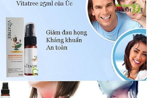Xịt keo ong Vitatree chính hãng của Úc 25ml