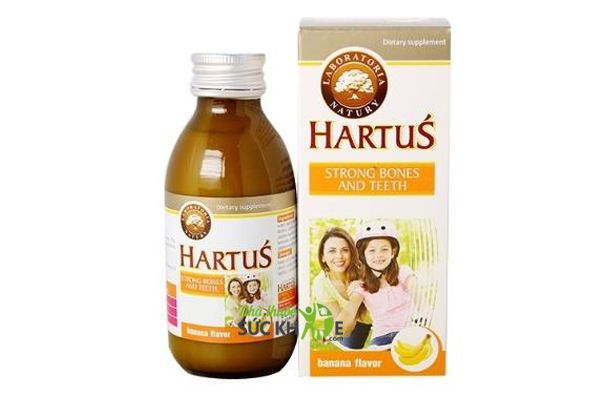 Canxi Hartus hỗ trợ bổ sung canxi cho trẻ từ 4 tháng tuổi