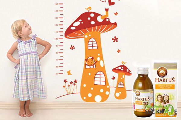 Canxi Hartus hỗ trợ bổ sung canxi cho trẻ từ 4 tháng tuổi