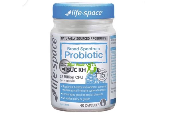 Men vi sinh Úc cho người lớn Life Space Probiotic