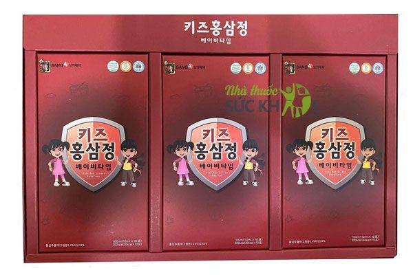 Nước hồng sâm trẻ em Sanga cho trẻ biếng ăn