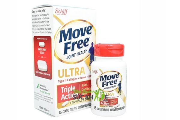 Schiff Move Free Ultra Triple Action hộp 75 viên của Mỹ