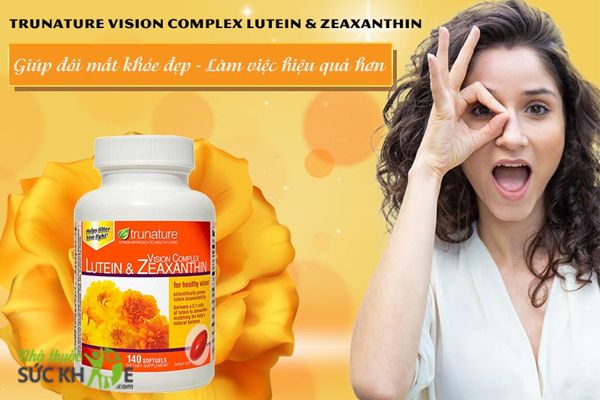 Viên uống hỗ trợ mắt Trunature Lutein & Zeaxanthin 140 Viên
