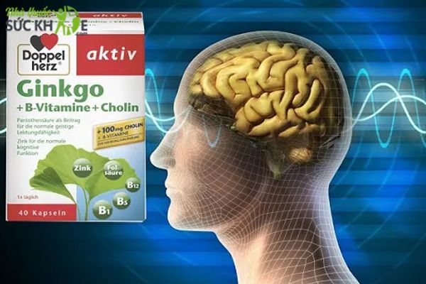 Viên uống Ginkgo + vitamin B + Cholin Doppelherz Aktiv
