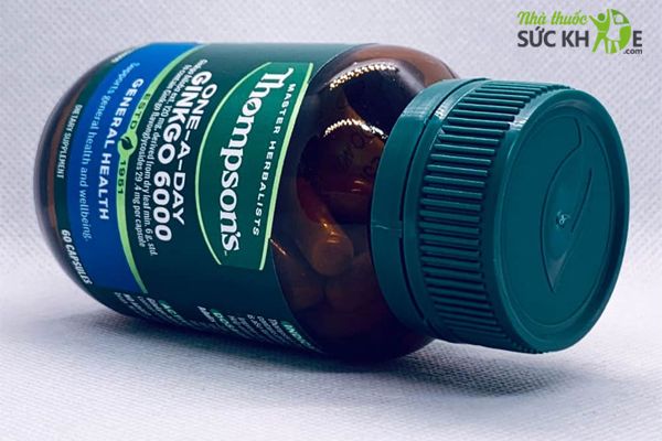 Viên hỗ trợ tuần hoàn não Thompson's One A Day Ginkgo 6000mg