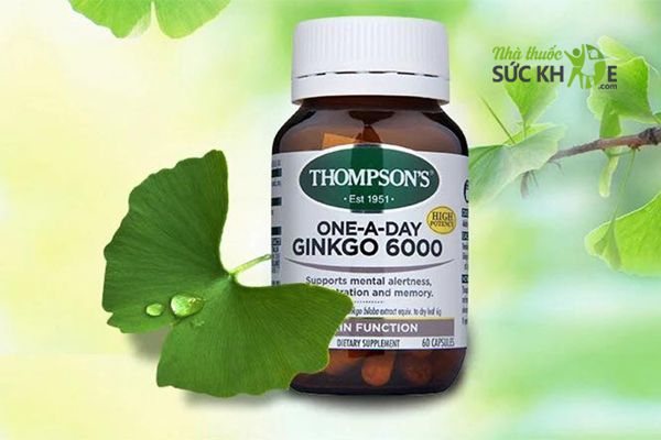 Viên hỗ trợ tuần hoàn não Thompson's One A Day Ginkgo 6000mg