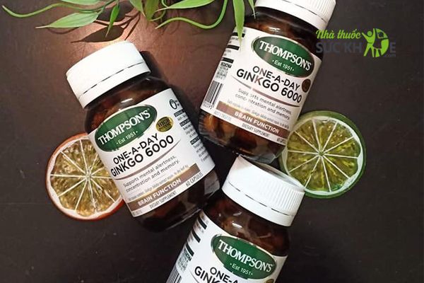 Viên hỗ trợ tuần hoàn não Thompson's One A Day Ginkgo 6000mg