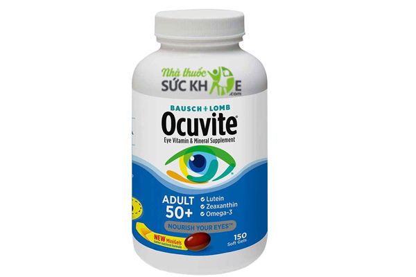 Viên uống bổ mắt Ocuvite Adult 50+ cho người trên 50 tuổi