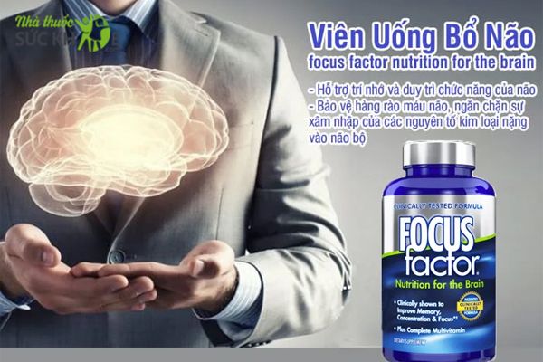 Viến uống Focus Factor hộp 150 viên chính hãng Mỹ