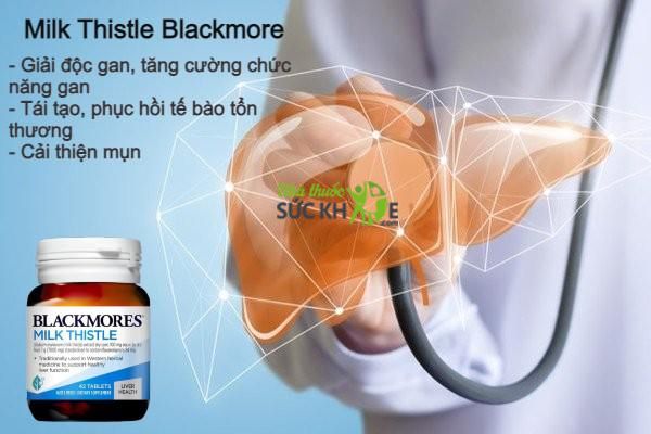 Viên uống Milk Thistle Blackmores hộp 42 viên của Úc