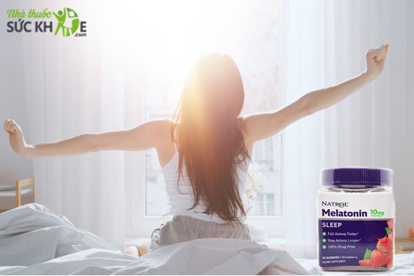 Kẹo dẻo hỗ trợ giấc ngủ Natrol Gummies Melatonin 10mg