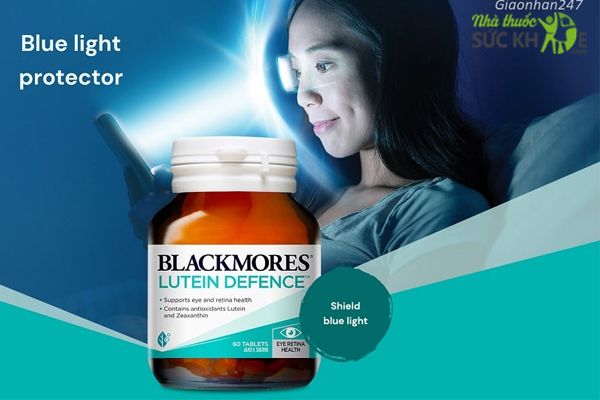 Viên uống Blackmores Lutein Defence hỗ trợ sức khỏe đôi mắt