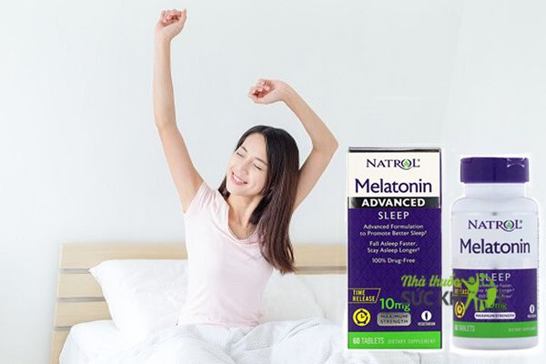 Viên uống Natrol 10mg hỗ trợ cải thiện giấc ngủ