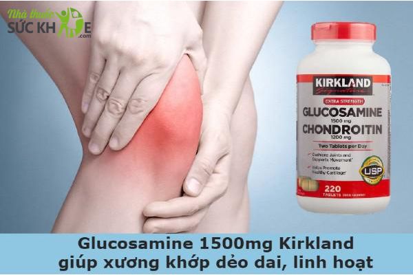 Glucosamine 1500mg Kirkland của Mỹ 220 Viên