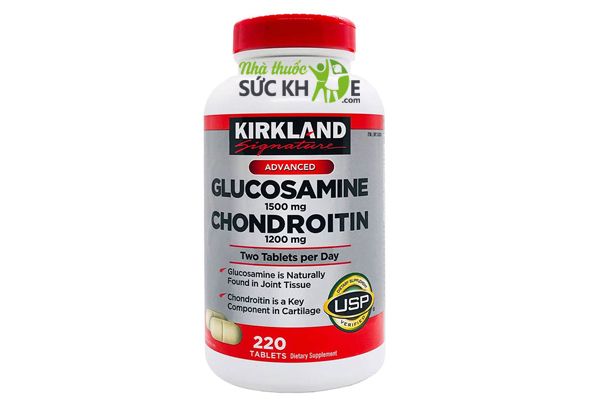 Glucosamine 1500mg Kirkland của Mỹ 220 Viên