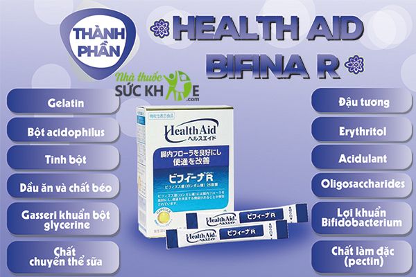 Men vi sinh Bifina cao cấp của Nhật Bản