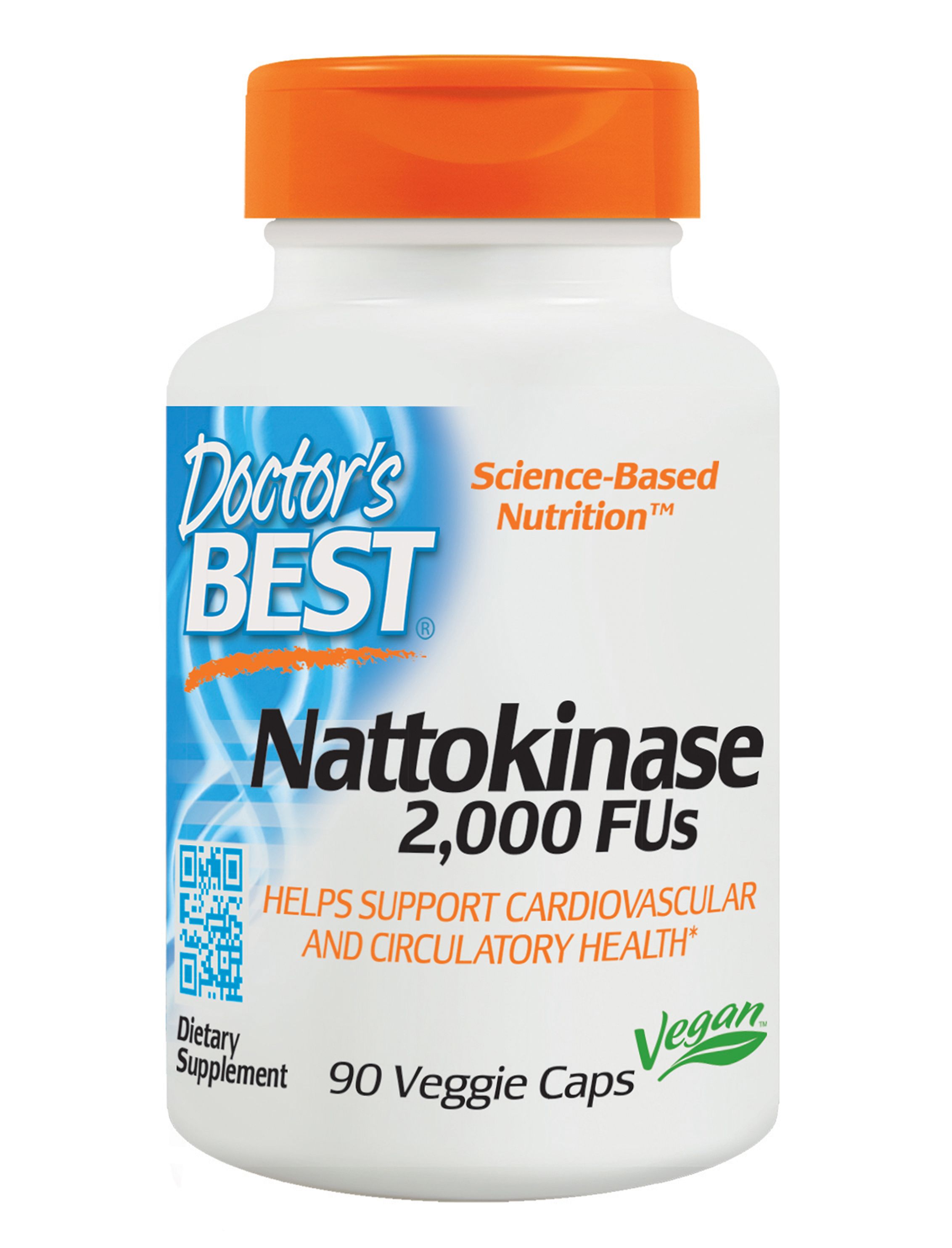 Viên uống Doctor's Best Nattokinase bổ tim mạch, hỗ trợ ngăn ngừa đột quỵ