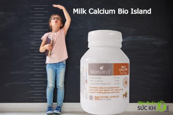 Milk calcium Bio Island Úc cho trẻ từ 7 tháng tuổi
