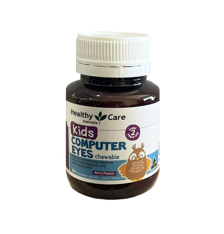 Viên Nhai Hỗ Trợ Mắt Healthy Care Kids Computer Eyes Cho Bé