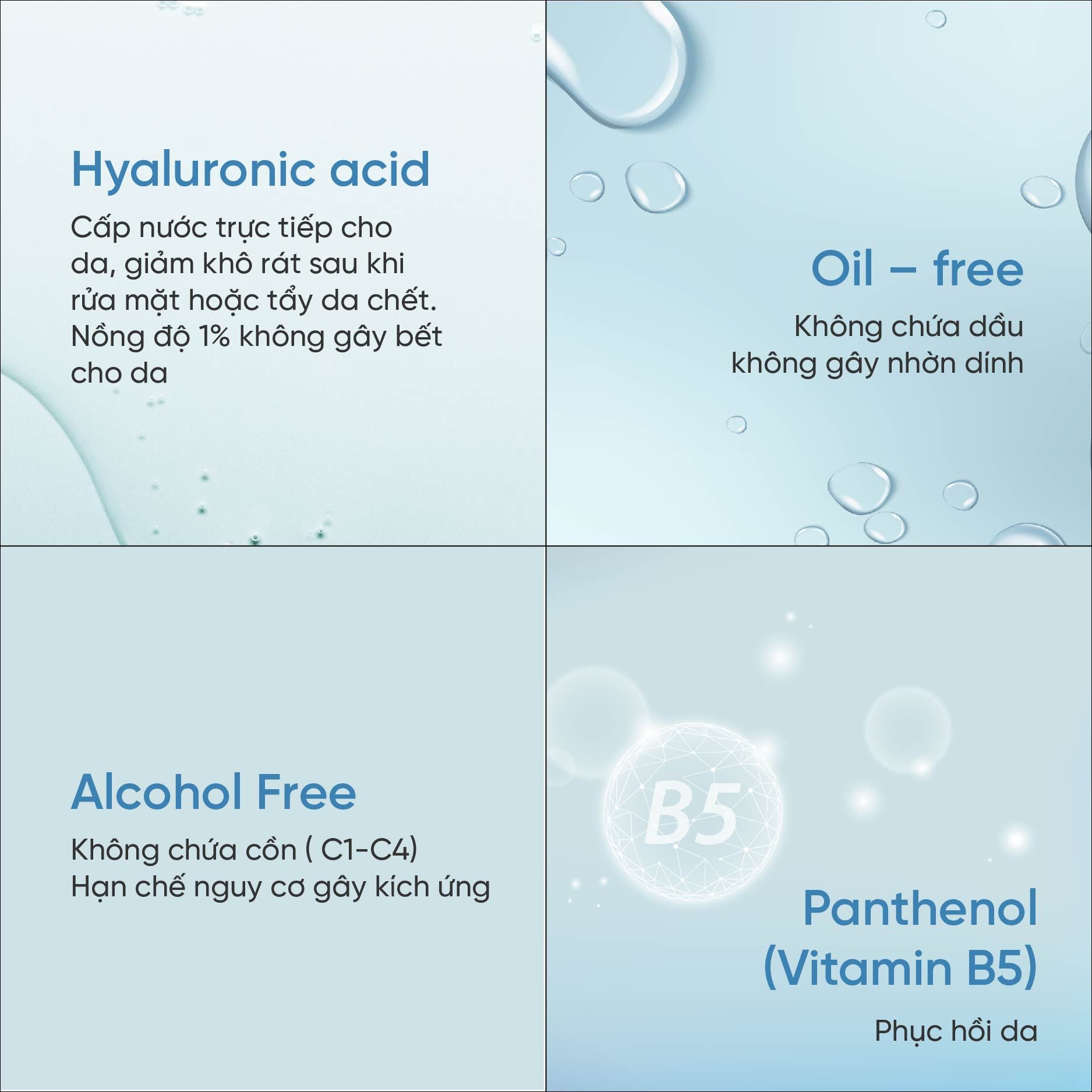 Serum cấp ẩm Skinavis Hyaluronic Acid B5 & Niacinamide