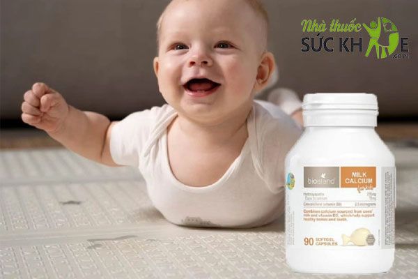 Milk calcium Bio Island Úc cho trẻ từ 7 tháng tuổi
