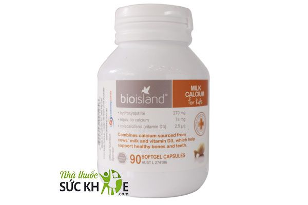 Milk calcium Bio Island Úc cho trẻ từ 7 tháng tuổi
