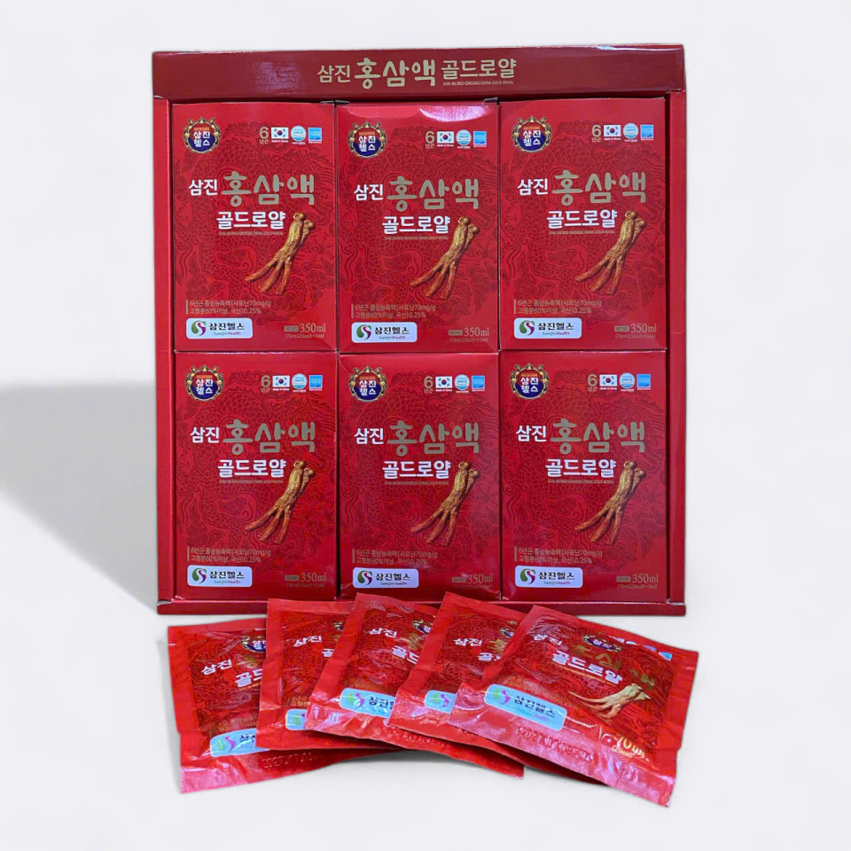 Nước hồng sâm SamJin Red Ginseng Drink Gold Royal Hàn Quốc