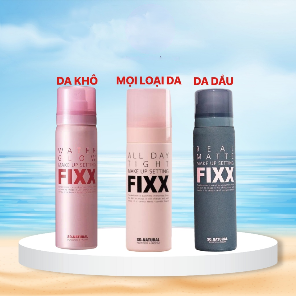 Xịt khóa makeup So Natural Make Up Setting Fixx
