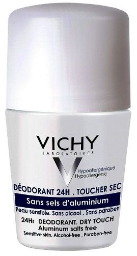 Lăn khử m&ugrave;i Vichy của Ph&aacute;p m&agrave;u trắng x&aacute;m