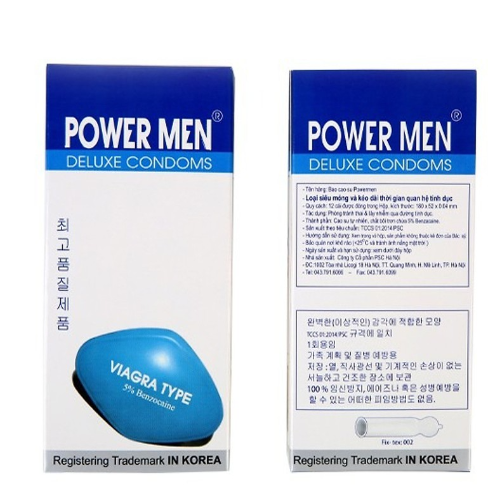 Bao Cao Su K&eacute;o D&agrave;i Thời Gian Power Men Deluxe Condom 2
