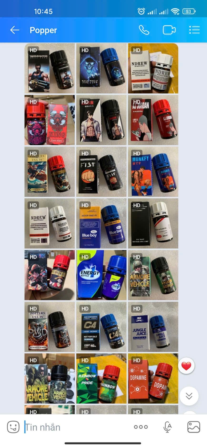 Popper 40ml USA