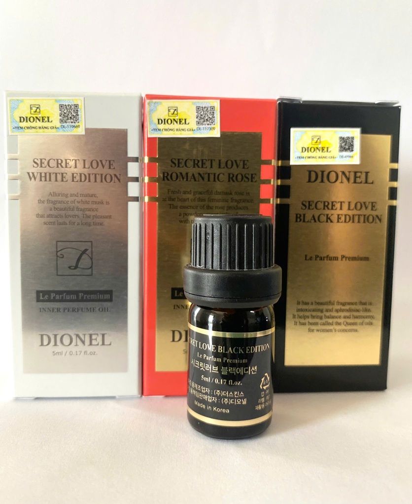 Nước Hoa V&ugrave;ng Nhạy Cảm Dionel Secret Love 5ml