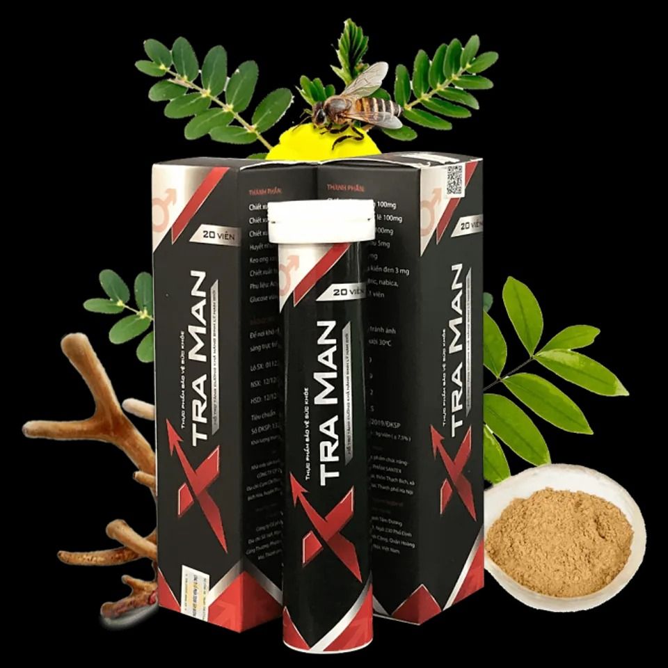 Viên Sủi Xtraman Lọ 20 Viên Hỗ Trợ Tăng Cường Sinh Lý Cho Nam 1