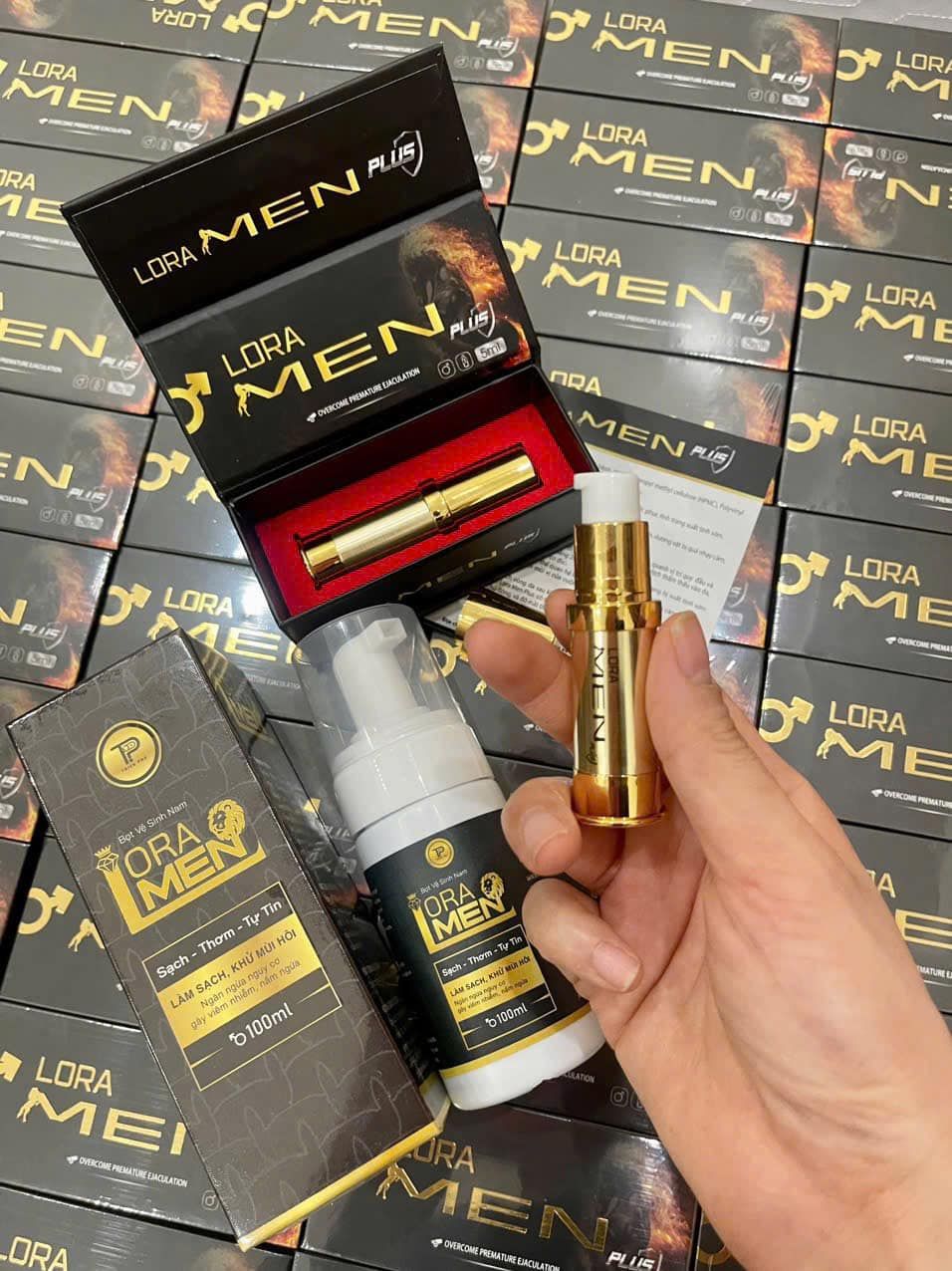 Chai xịt LORA MEN PLUS cao cấp nam - h&igrave;nh 3
