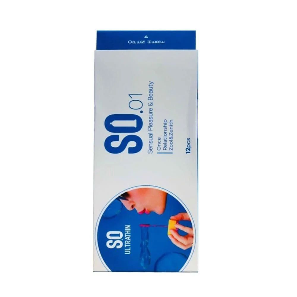 Bao cao su SO Ultrathin - Si&ecirc;u mỏng - Hộp 12 c&aacute;i