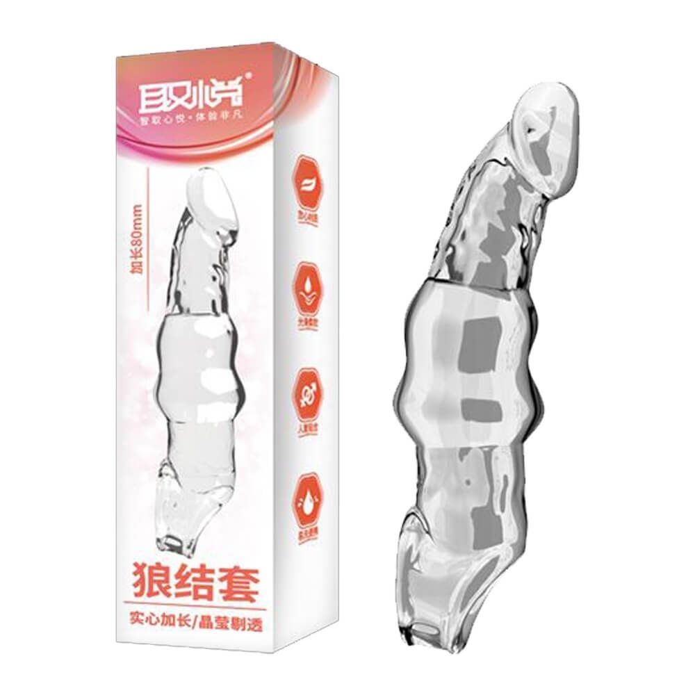 Bao cao su đ&ocirc;n d&ecirc;n Aichao Wolf Knot L tăng 80mm
