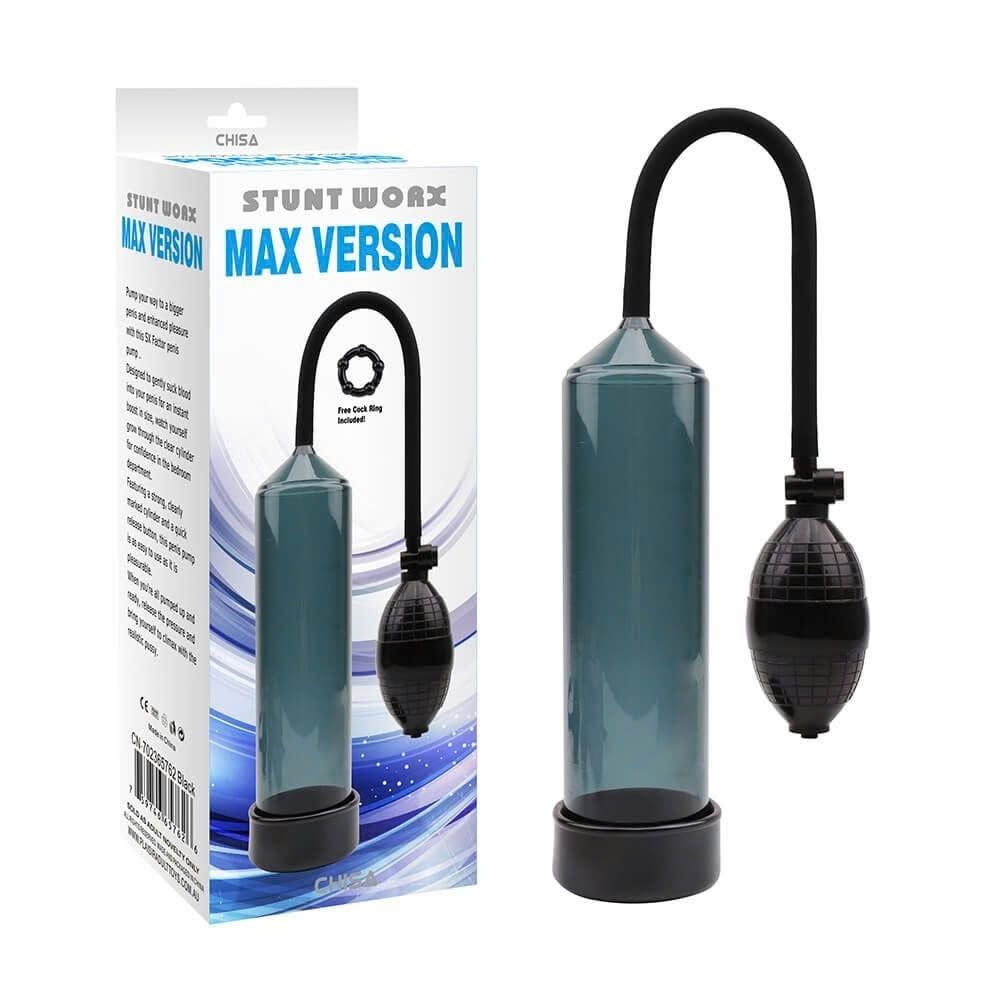 M&aacute;y tập tăng k&iacute;ch thước dương vật Chisa Max Version Black
