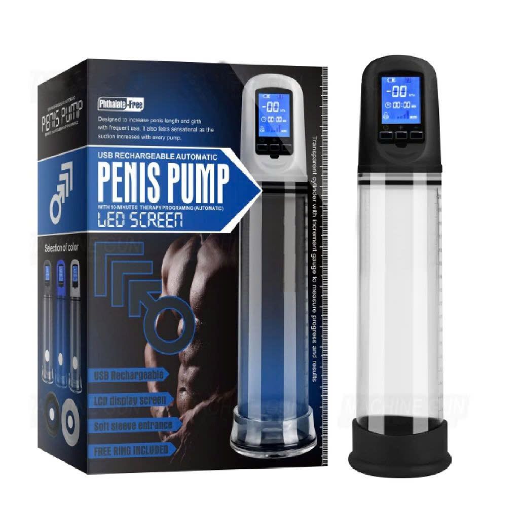 M&aacute;y tập tăng k&iacute;ch thước dương vật tự động Penis Pump Led Screen