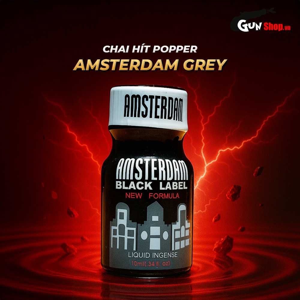 Chai h&iacute;t Popper PWD USA Amsterdam Grey 10ml