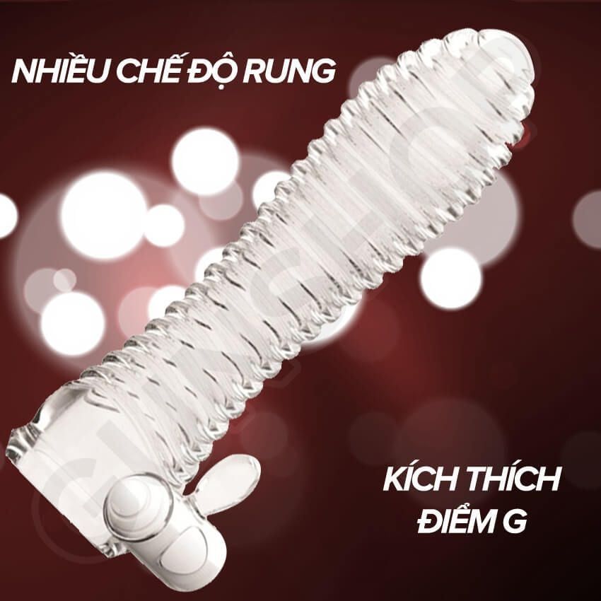 Bao cao su đ&ocirc;n d&ecirc;n rung Aichao Xanh