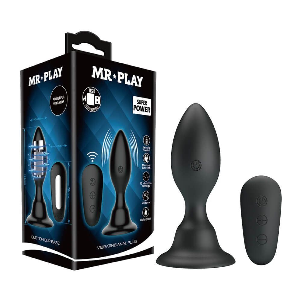 Trứng rung hậu m&ocirc;n Mr.Play Suction Cup Base 76W