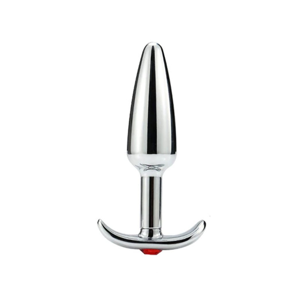 Ph&iacute;ch inox cắm hậu m&ocirc;n Anal Plug Stainless 12