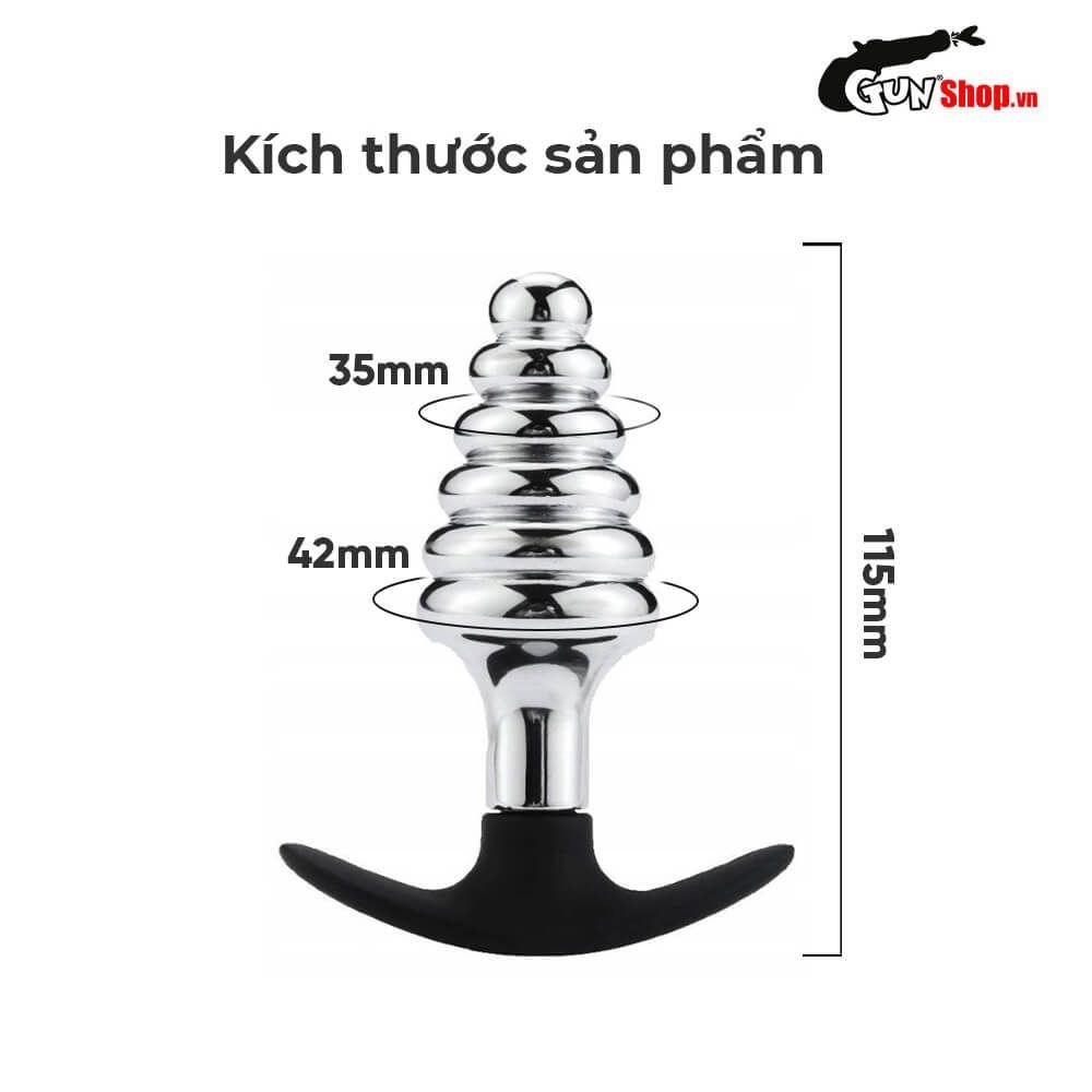 H&igrave;nh ảnh sản phẩm Ph&iacute;ch inox cắm hậu m&ocirc;n Anal Plug 06