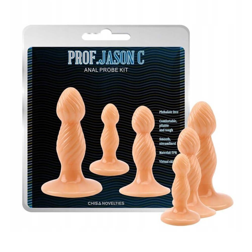 Bộ dương vật giả Chisa Prof.Jason C Anal Probe Kit