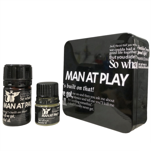 Nước hoa Popper Man At Play Đen Set 40ml + 20ml Cực Mạnh