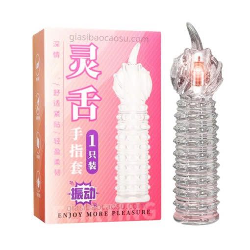 Bao Cao Su Đ&ocirc;n Ng&oacute;n Tay Cao Cấp JIYU Rung M&oacute;c