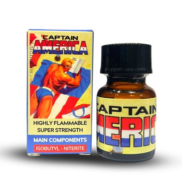 Chai H&iacute;t Tăng Kho&aacute;i Cảm Popper Captain America Ph&ecirc; Tột Đỉnh